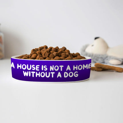 Dog Lover Pet Bowl - Themed Dog Bowl - Cute Pet Food Bowl