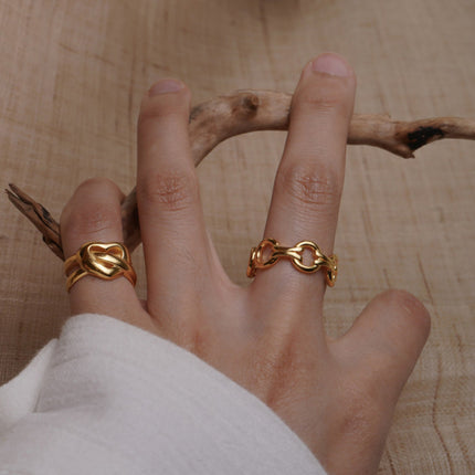 Chain Shape Ring
