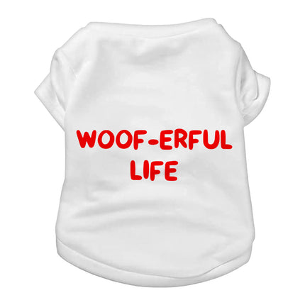 Woof Dog T-Shirt - Funny Dog Shirt - Cool Dog Clothing