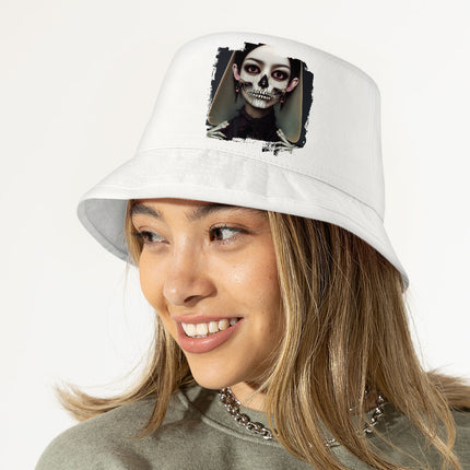 3D Skeleton Bucket Hat - Vintage Hat - Artwork Bucket Hat