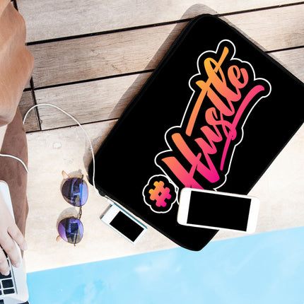 Hustle MacBook Pro 16" Sleeve - Hashtag Laptop Sleeve - Cool Printed MacBook Sleeve