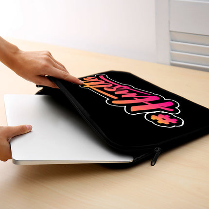 Hustle MacBook Pro 14" Sleeve - Hashtag Laptop Sleeve - Cool Printed MacBook Sleeve