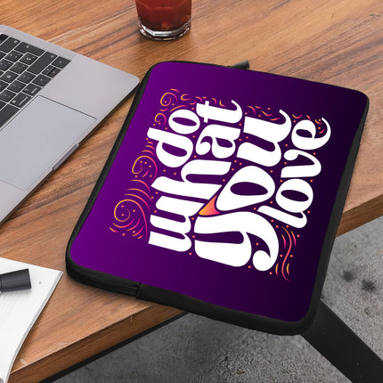 Do What You Love Dell 16" Two-Sided Sleeve - Cute Design Laptop Sleeve - Graphic Laptop Sleeve with Zipper