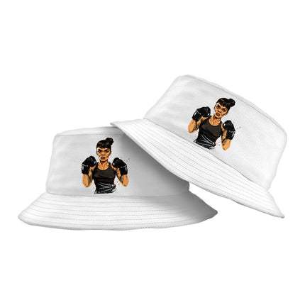 Cartoon Girl Bucket Hat - Cute Hat - Power Bucket Hat