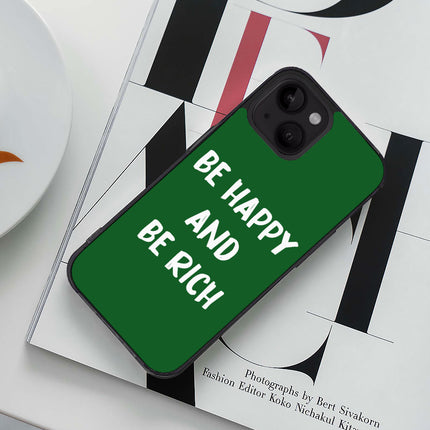 Be Happy iPhone 14 Case - Positive Phone Case for iPhone 14 - Themed iPhone 14 Case