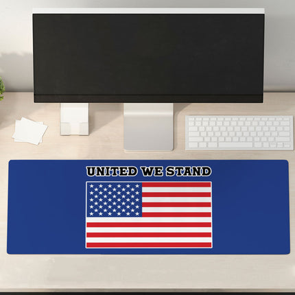 USA Flag Desk Mat - Patriotic Desk Pad - Trendy Laptop Desk Mat