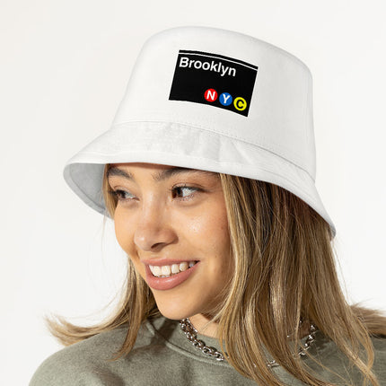 New York Printed Bucket Hat - Graphic Hat - America Bucket Hat