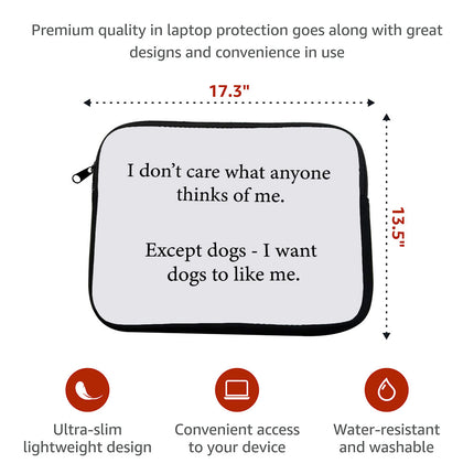 Dog Lover MacBook Pro 14" Two-Sided Sleeve - Printed Laptop Sleeve - Funny MacBook Sleeve