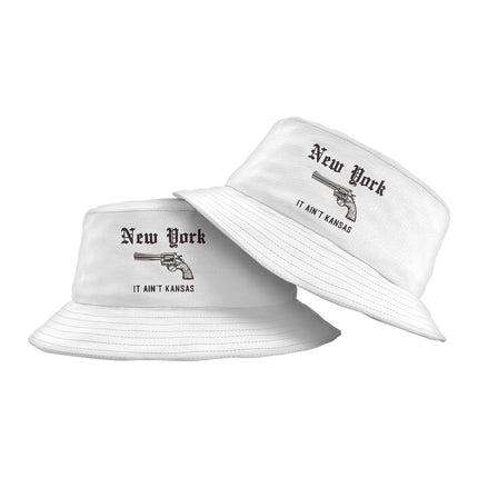 Handgun Bucket Hat - Revolver Hat - Cool Bucket Hat