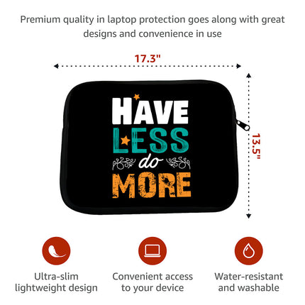 Quote HP 16" Sleeve - Cool Laptop Sleeve - Funny Laptop Sleeve with Zipper