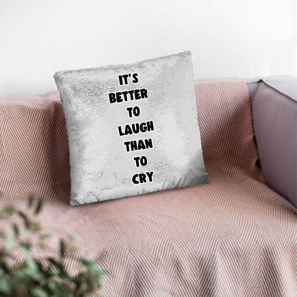 Cool Print Sequin Pillow Case - Inspirational Pillow Case - Cool Graphic Pillowcase