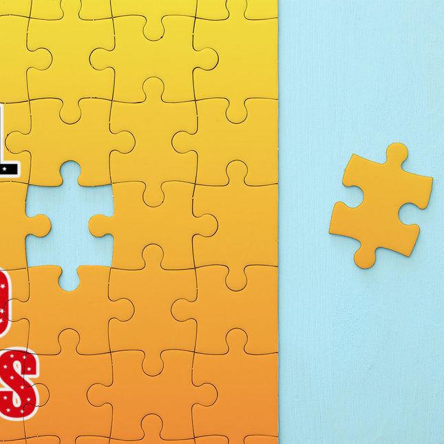 Funny Quote Puzzles - Cool Design Jigsaw Puzzle - Printed Puzzles