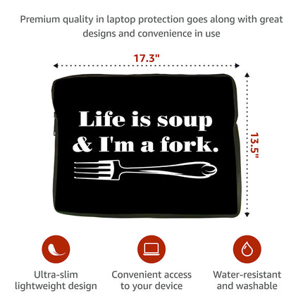 Best Funny MacBook Air 14" Two-Sided Sleeve - Cool Laptop Sleeve - Printed MacBook Sleeve