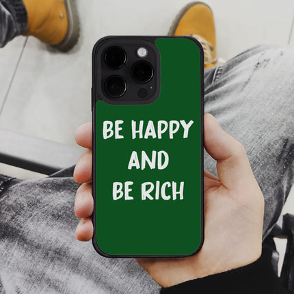 Be Happy iPhone 14 Pro Case - Positive Phone Case for iPhone 14 Pro - Themed iPhone 14 Pro Case