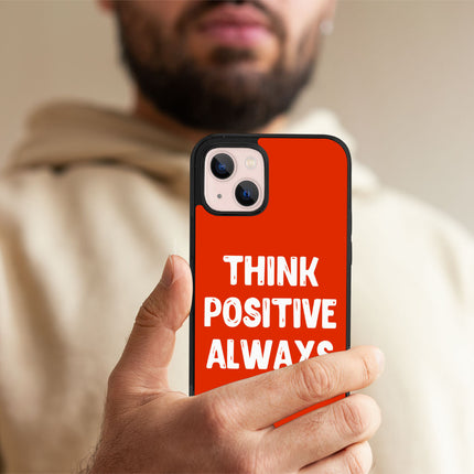 Think Positive iPhone 13 Mini Case - Cool Phone Case for iPhone 13 Mini - Best Print iPhone 13 Mini Case