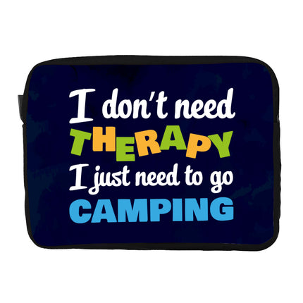 Camping Dell 16" Two-Sided Sleeve - Cool Laptop Sleeve - Graphic Laptop Sleeve with Zipper