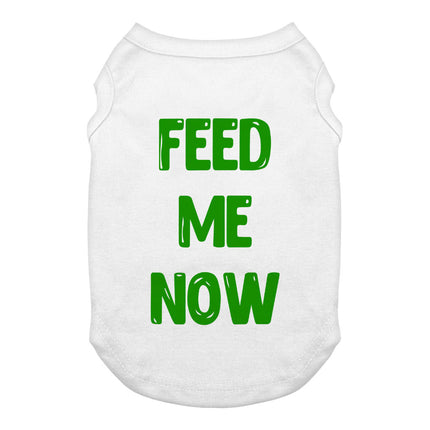 Feed Me Dog Tank - Cool Dog T-Shirt - Best Design Dog Clothing