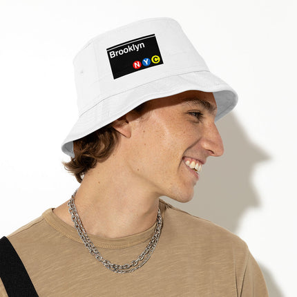 New York Printed Bucket Hat - Graphic Hat - America Bucket Hat