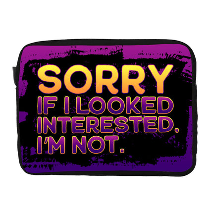 Sarcastic Dell 16" Two-Sided Sleeve - Graphic Laptop Sleeve - Funny Design Laptop Sleeve with Zipper