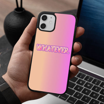 Whatever iPhone 12 Case - Trendy Phone Case for iPhone 12 - Best Design iPhone 12 Case