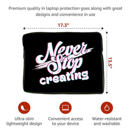 Inspirational MacBook Air 14" Two-Sided Sleeve - Graphic Laptop Sleeve - Quote MacBook Sleeve