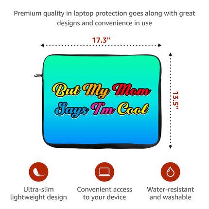 Colorful MacBook Pro 16" Two-Sided Sleeve - Quote Laptop Sleeve - Funny MacBook Sleeve
