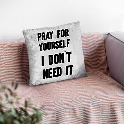 Cool Design Sequin Pillow Case - Quote Pillow Case - Printed Pillowcase