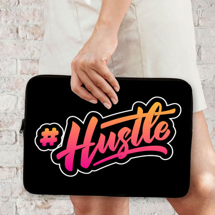 Hustle MacBook Air 14" Two-Sided Sleeve - Hashtag Laptop Sleeve - Cool MacBook Sleeve