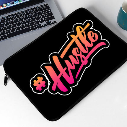 Hustle MacBook Pro 14" Sleeve - Hashtag Laptop Sleeve - Cool Printed MacBook Sleeve