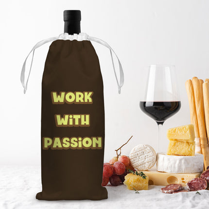 Motivational Wine Tote Bag - Saying Wine Tote Bag - Cute Wine Tote Bag