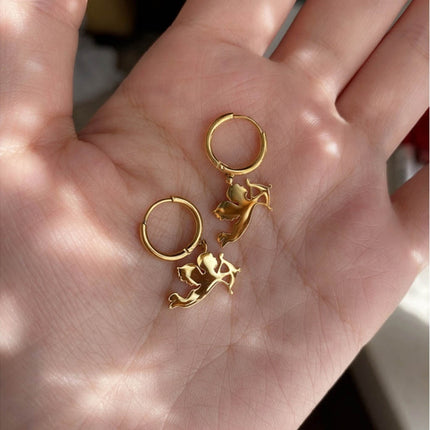 Angel Hoop Earrings
