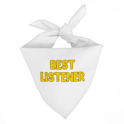 Listener Pet Bandana - Funny Dog Bandana - Cool Pet Scarf