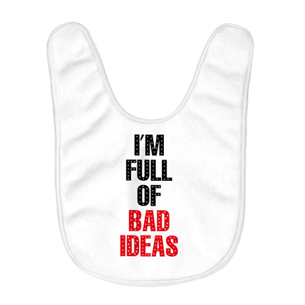 Funny Quote Baby Bibs - Cool Design Baby Feeding Bibs - Printed Bibs for Eating