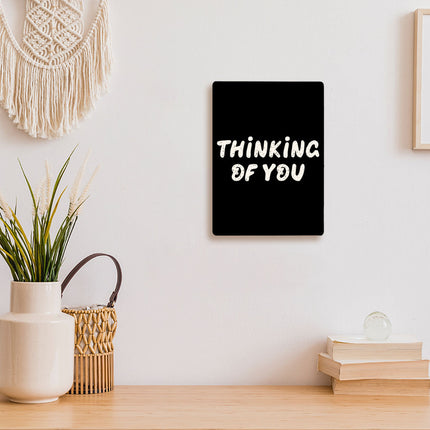 Thinking Of You Metal Photo Prints - Cute Decor Pictures - Trendy Decor Pictures