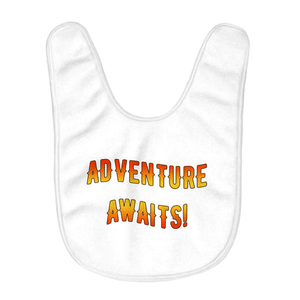 Adventure Awaits Baby Bibs - Best Design Baby Feeding Bibs - Cool Bibs for Eating