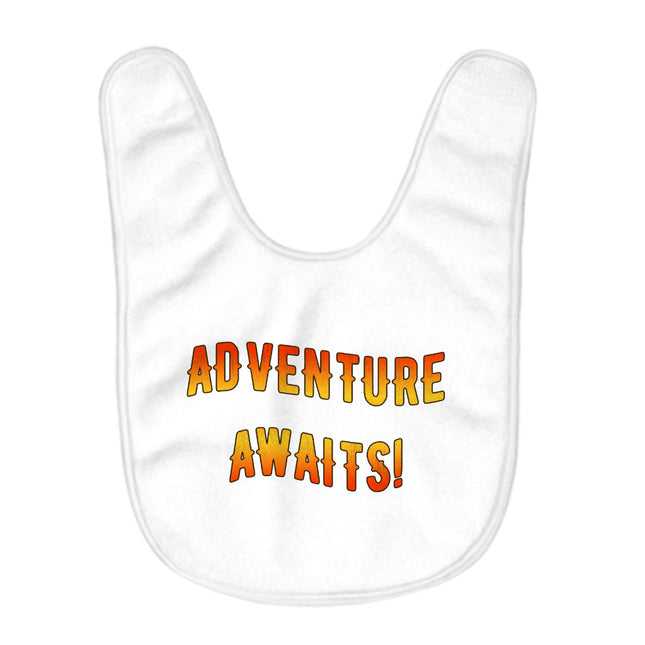 Adventure Awaits Baby Bibs - Best Design Baby Feeding Bibs - Cool Bibs for Eating